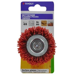 Polybrosse Rouge Pour Bois Tivoly, Diam.65 Mm