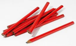 Lot de 12 crayons de menuisier