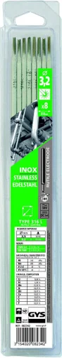 Lot De 8 Électrodes Inox Diamètre 3.2Mm Gys 082342
