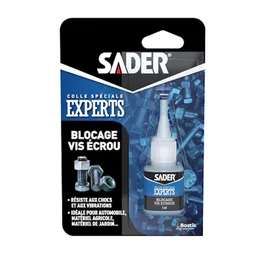 Colle d'assemblage int/ext blocage vis ecrous sader flacon 5ml