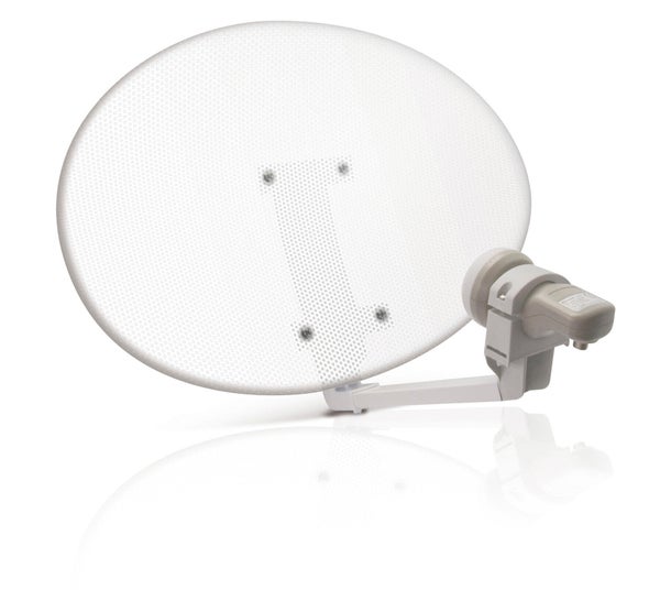 Antenne Satellite Elliptique Acier Perforé, Metronic