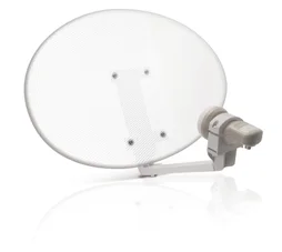 Antenne Satellite Elliptique Acier Perforé, Metronic
