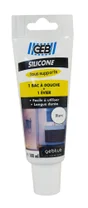 Mastic silicone joint tous supports 100 ml GEB, blanc