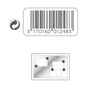Lot de 10 punaises blanc, LE CROCHET FRANCAIS, diam. 10 mm