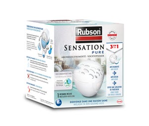 Lot de 2 recharges tablette pour absorbeur d'humidité RUBSON Sensation 12 m²