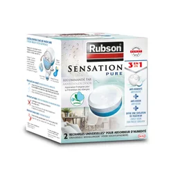 Absorbeur d'humidité avec une recharge RUBSON 3 en 1 sensation, 12 m²