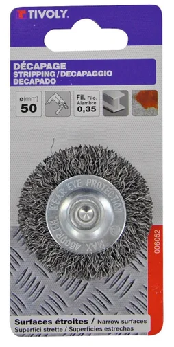 Brosse Circulaire Perceuse Pour Métal Tivoly, Diam.50 Mm