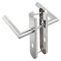 2 poignées de porte Sara trou de clé INSPIRE, inox entraxe 195 mm