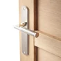 2 Poignées De Porte Eden Sans Trou Inspire, Zamak Entraxe 195 Mm