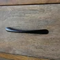 Poignée de meuble Contemporain, zamak noir peint, entraxe 96 mm
