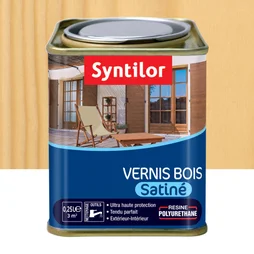 Vernis bois extérieur SYNTILOR incolore satiné 0.25 L