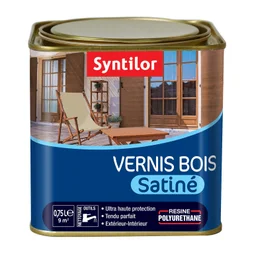 Vernis bois extérieur SYNTILOR BSC incolore satiné 0.75 L