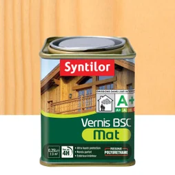 Vernis bois extérieur SYNTILOR incolore mat 0.25 L