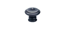 Bouton De Meuble Rustique Gris Foncé Zamak H.35 X L.35 X P.31 Mm