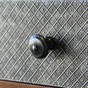 Bouton De Meuble Rustique Gris Foncé Zamak H.35 X L.35 X P.31 Mm