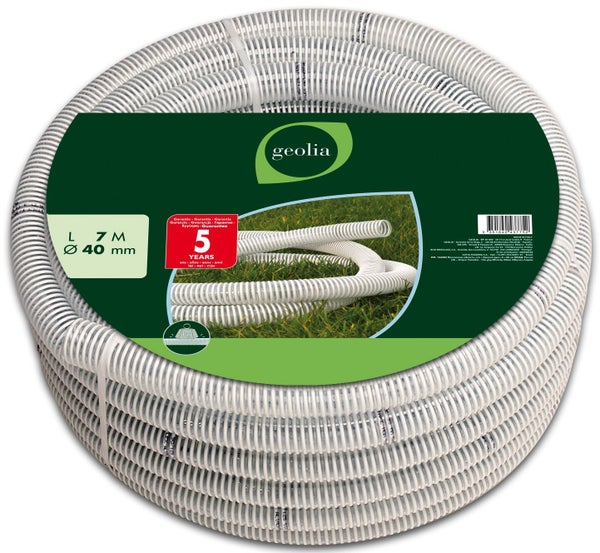 Tuyau aspiration annele diamètre 40 mm longueur 7 m aliflex GEOLIA
