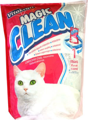 Litiere chat magic clean 4 semaines 4,2l , VITAKRAFT