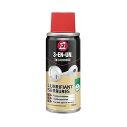 Lubrifiant serrure en aérosol, 100 ml 3-EN-UN TECHNIQUE