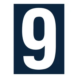 Chiffre 9 En Plastique