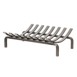 Chenets acier porte-bûches zen, LE MARQUIER, l.50 cm x H.15 cm