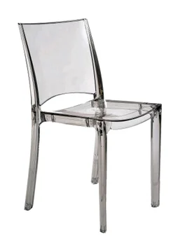 Chaise de jardin en polycarbonate Paris lux transparent