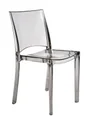 Chaise de jardin en polycarbonate Paris lux transparent