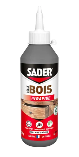 Colle d'assemblage liquide Prise rapide SADER, 250 g transparent