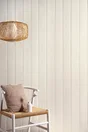 Lambris en pvc bois fin blanc, GROSFILLEX, L.260 x l.37.5 cm x Ep.8 mm