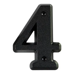 Chiffre 4 En Zamak Mat H.8 X L.4.5 Cm