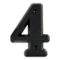Chiffre 4 En Zamak Mat H.8 X L.4.5 Cm