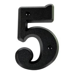 Chiffre 5 En Zamak Mat H.8 X L.4.5 Cm