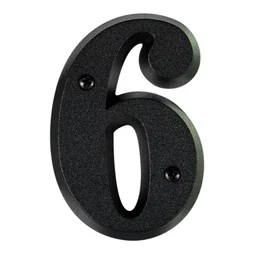 Chiffre 6 En Zamak Mat H.8 X L.4.5 Cm