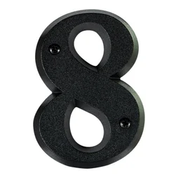Chiffre 8 En Zamak Mat H.8 X L.4.5 Cm
