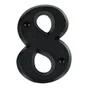 Chiffre 8 En Zamak Mat H.8 X L.4.5 Cm