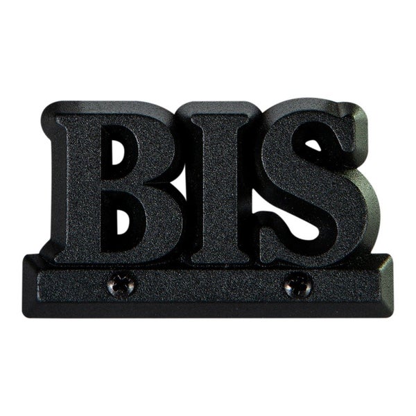 Lettre Bis En Zamak Mat H.8 X L.4.5 Cm
