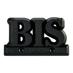 Lettre Bis En Zamak Mat H.8 X L.4.5 Cm