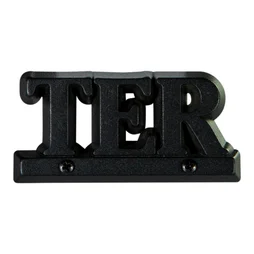 Lettre Ter En Zamak Mat H.8 X L.4.5 Cm