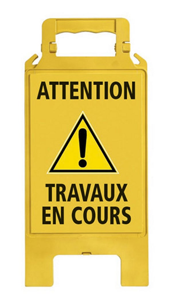 Chevalet Attention Travaux En Cours En Polypropylène