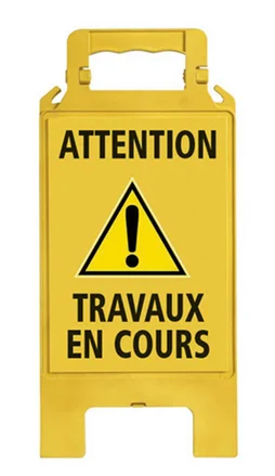 Chevalet Attention Travaux En Cours En Polypropylène