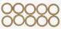 Lot De 10 Joints Cuir, 12/17 Mm Comap