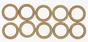 Lot De 10 Joints Cuir, 15/21 Mm Comap