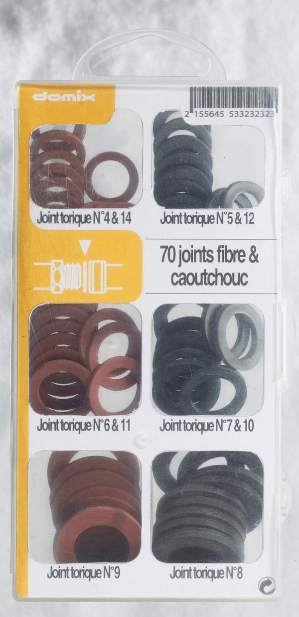 Coffret de 70 joints raccord, COMAP