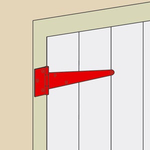 Penture Anglaise Inox Brossé, H.65 X L.190 X P.10 Mm