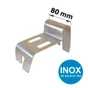 Sabot De Portail À Sceller Inox H.100 X L.80 X P.150 Mm Afbat