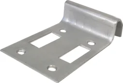 Sabot Portail À Visser Afbat Inox H.30 X L.80 X P.140 Mm