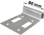 Sabot Portail À Visser Afbat Inox H.30 X L.80 X P.140 Mm