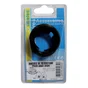 Lot De 2 Bagues Abat-Jour B22 / E14 Tibelec, Plastique, Noir