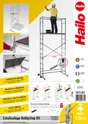 Echafaudage Aluminium Hobbystep H5 Hailo Hauteur De Travail 4.5 M