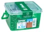 Lot de 230 vis en inox à tête cylindrique Torx, SPAX, diam. 5 x L.50 mm