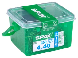 Lot De 350 Vis Inox Tête Fraisée Torx Spax, Diam.4 Mm X L.40 Mm